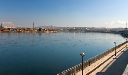  Angara river embankment in Irkutsk