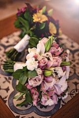 Bouquet of flowers for brides and decoration, beautiful flowers for bouquet.