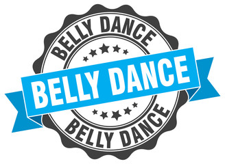 Obraz premium belly dance stamp. sign. seal