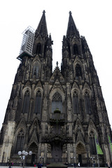 Fototapeta na wymiar Cologne Cathedral. World Heritage - a Roman Catholic Gothic cathedral in Cologne. Cologne Cathedral. World Heritage - a Roman Catholic Gothic cathedral in Cologne.