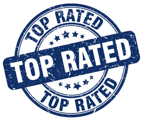 top rated blue grunge round vintage rubber stamp