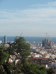 Views over Barcelona city, Spain