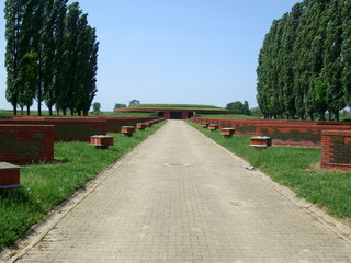 Fototapeta na wymiar Memorial Park Sremski Front, Vojvodina, Serbia