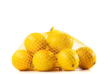 lemons in a mesh bag