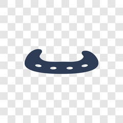 Native American Canoe icon vector