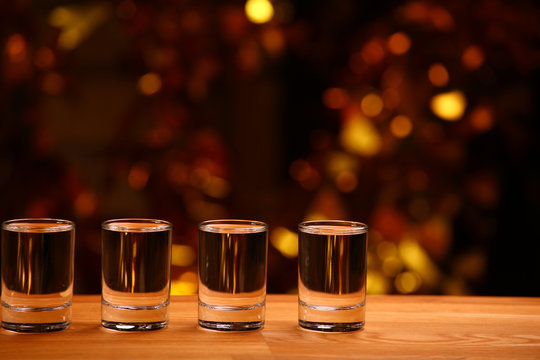 vodka glass shot table 