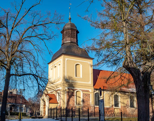 View of Church of St. James in Oliwa, Gdańsk, Poland.