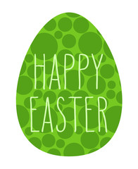 Happy Easter greeting card