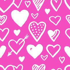 Valentine hearts pattern