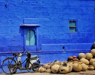 Jodhpur aussi appelé la ville bleue dans l'état du Rajasthan en Inde du nord