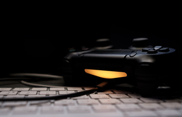 close-up charging controller in night
