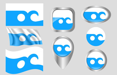 Flag of Ocean City, Maryland