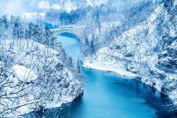 只見の冬景色