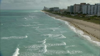Aerial view Park Hotel condominium Bal Harbor Miami