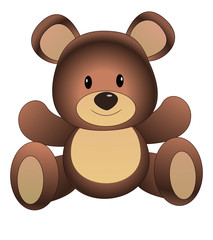 Cute cartoon Teddy bear