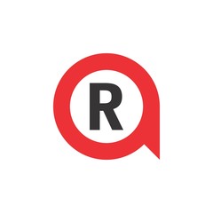 QR logo letter design