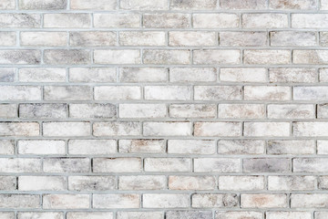 Background of brick wall with old texture pattern. Vintage style and grunge retro interior.