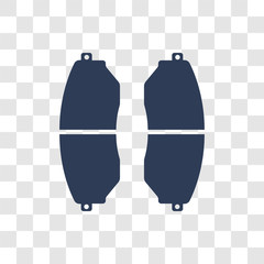car brake pad icon vector