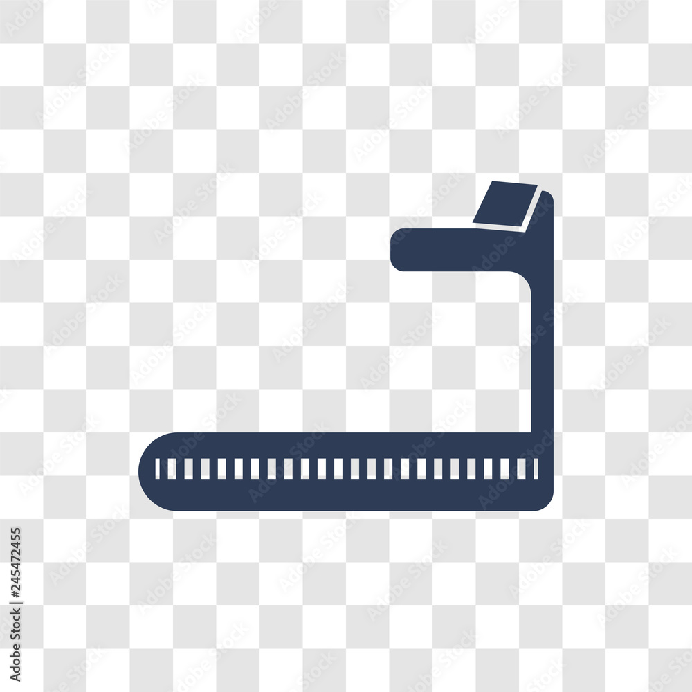 Poster running machine icon vector