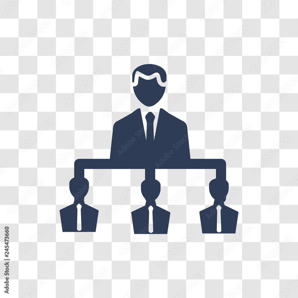 Poster hierarchical structure icon vector