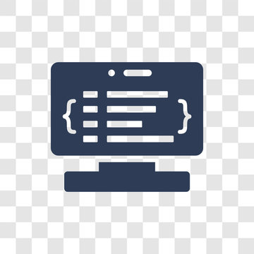 Clean code icon vector