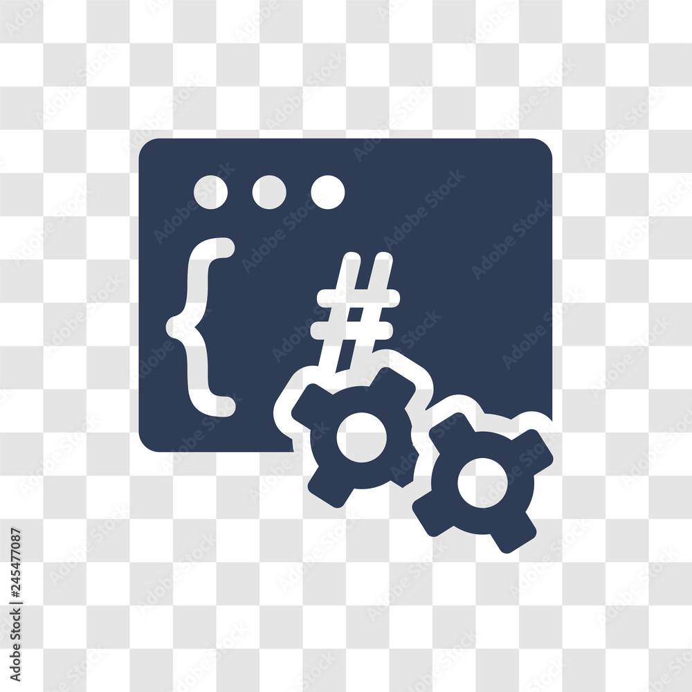 Poster web development icon vector