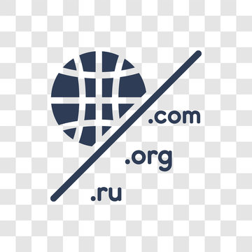 Web domain icon vector