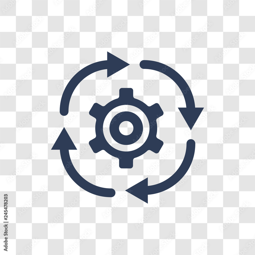 Poster devops icon vector