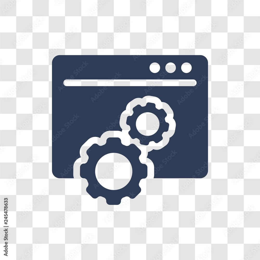 Poster website optimization icon vector