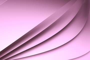 3d rendering, surface and pink background