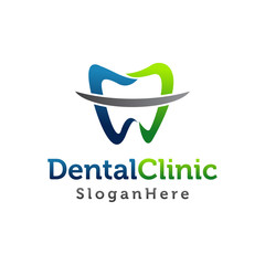 Dental Logo Design. Creative Dentist Logo. creative dental clinic logo. dental vector.