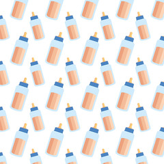 milk bottles baby pattern
