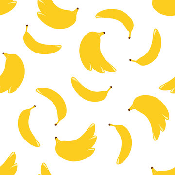 Seamless pattern with banana	