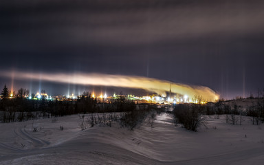 Piliers de lumi&egrave;re