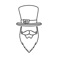 leprechaun costume accessories icons