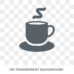 Hot tea icon. Hot tea design concept from Winter collection. Simple element vector illustration on transparent background.