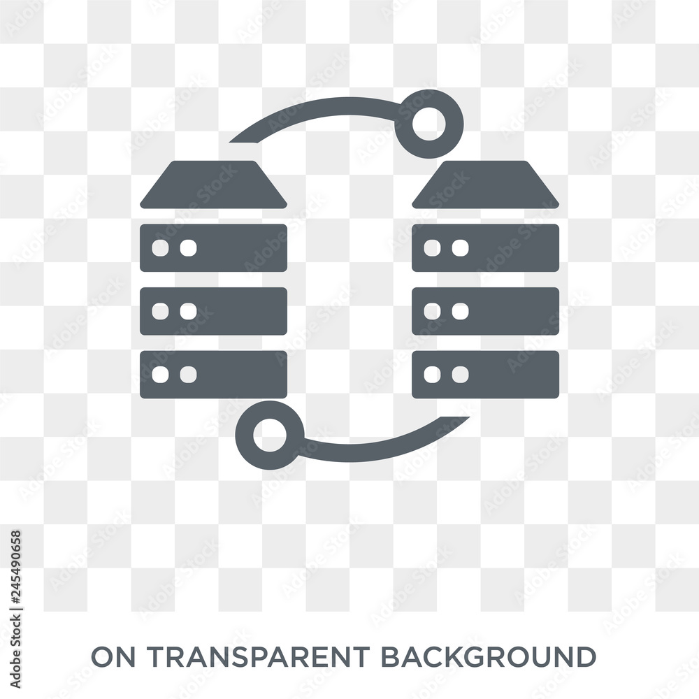 Poster raid icon. trendy flat vector raid icon on transparent background from web hosting collection. high 