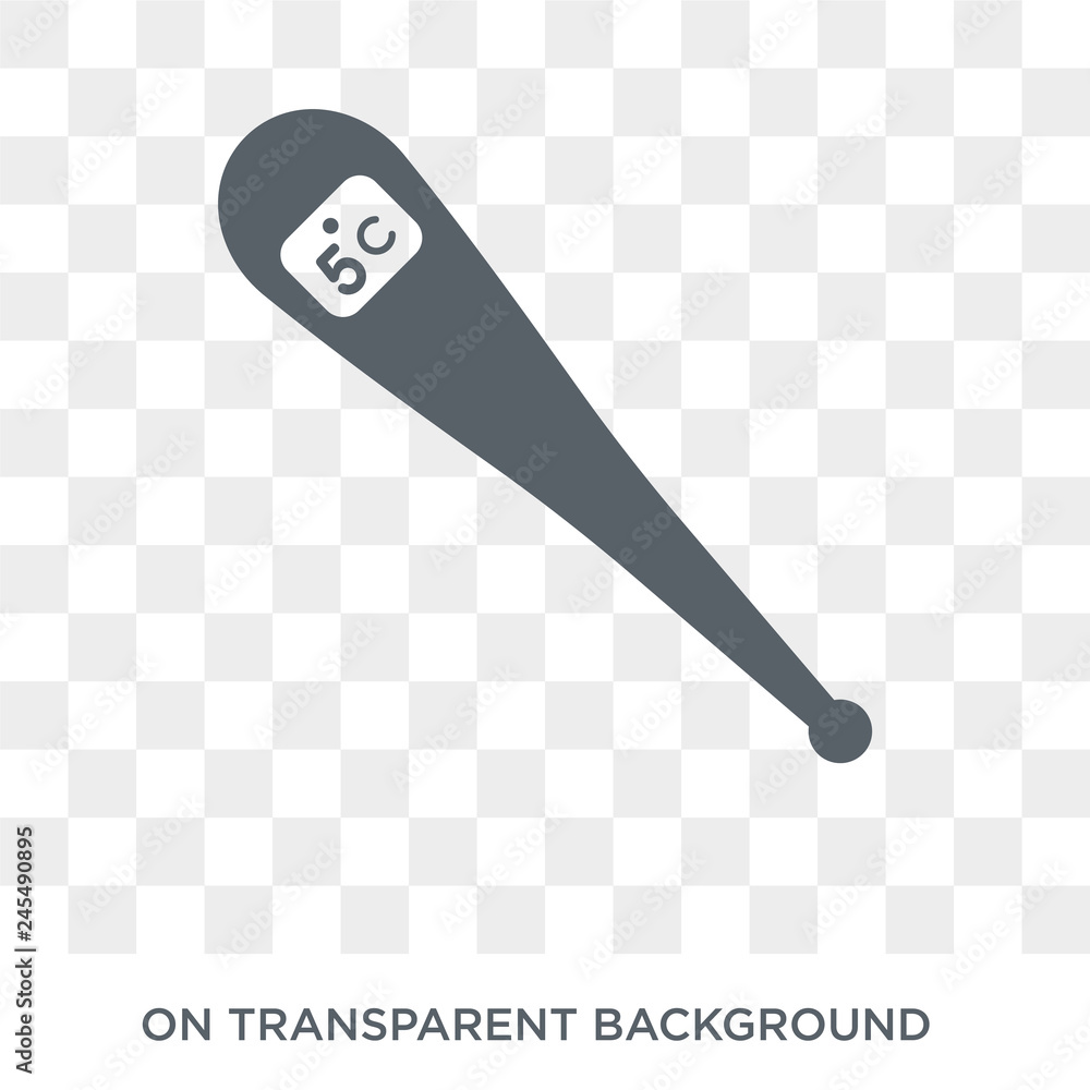 Poster thermometer icon. thermometer design concept from collection. simple element vector illustration on 