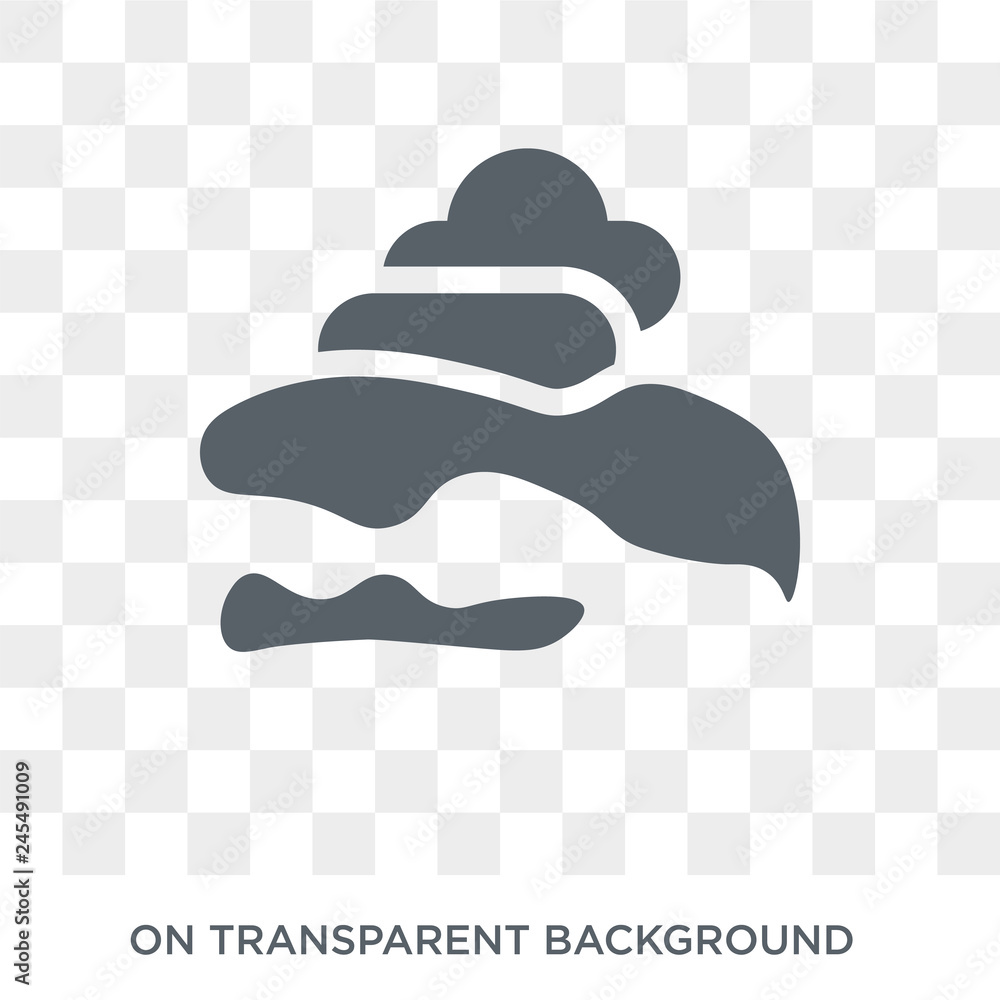 Poster smog icon. smog design concept from collection. simple element vector illustration on transparent ba