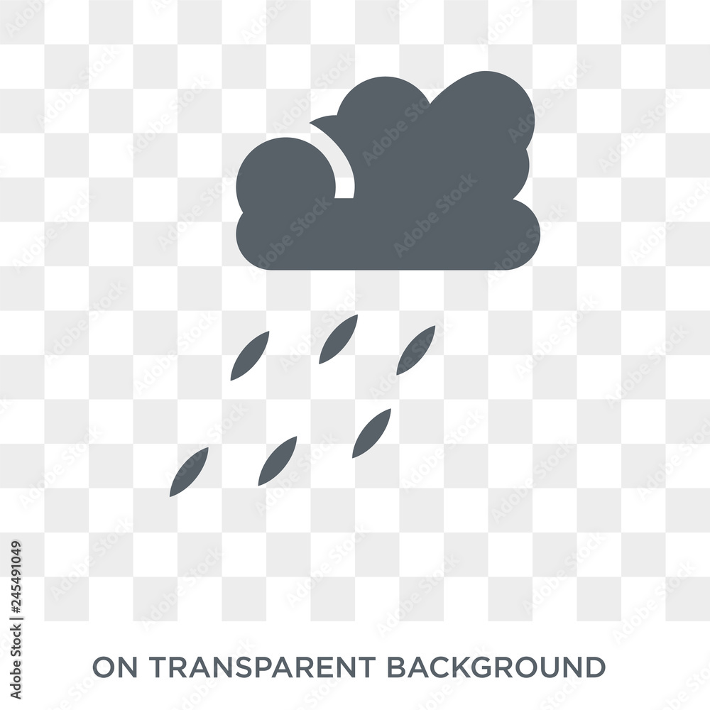 Poster rainfall icon. rainfall design concept from weather collection. simple element vector illustration o