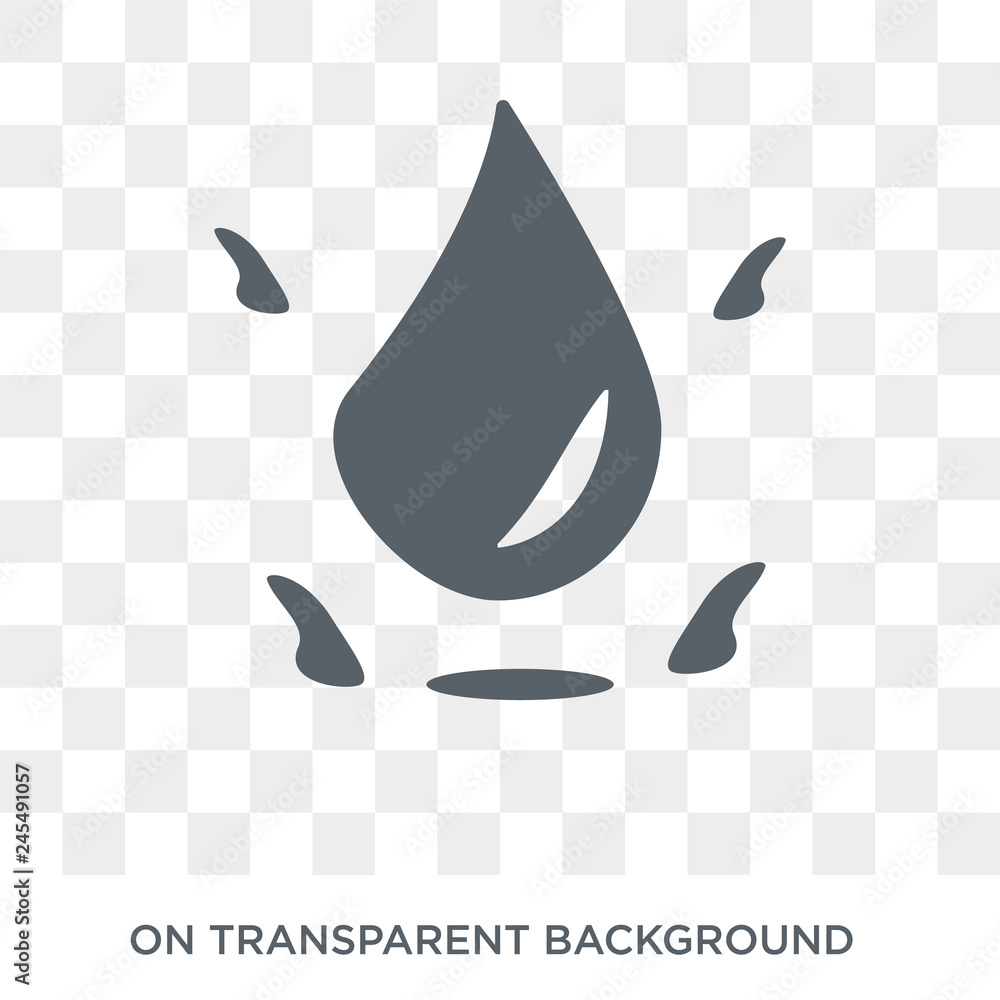 Poster raindrops icon. raindrops design concept from collection. simple element vector illustration on tran
