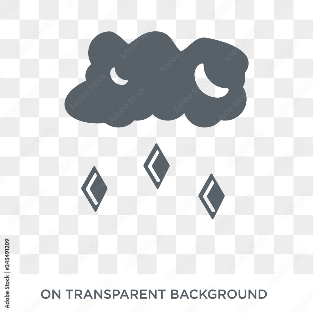 Poster ice pellets icon. ice pellets design concept from weather collection. simple element vector illustra