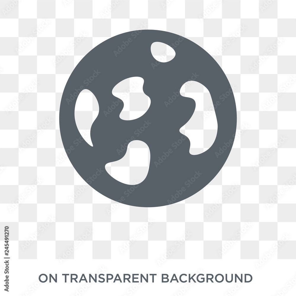 Poster full moon icon. full moon design concept from collection. simple element vector illustration on tran