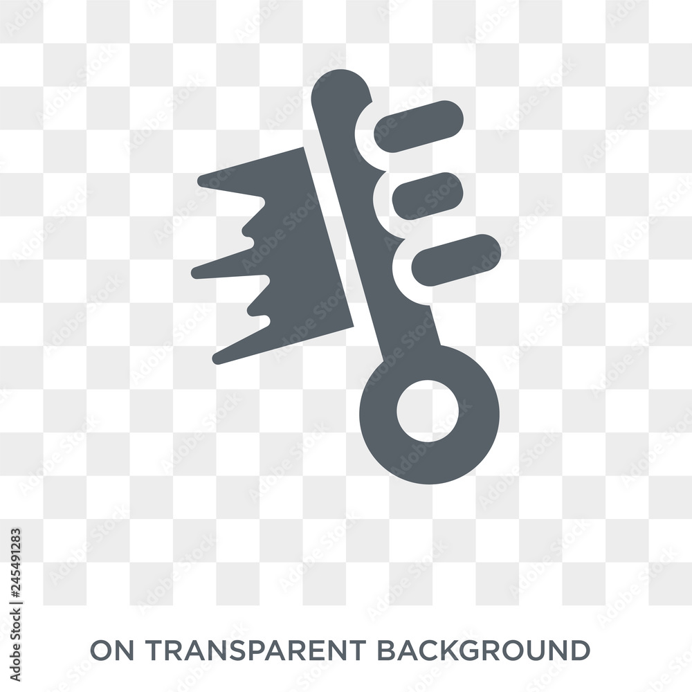 Poster freezing icon. freezing design concept from weather collection. simple element vector illustration o