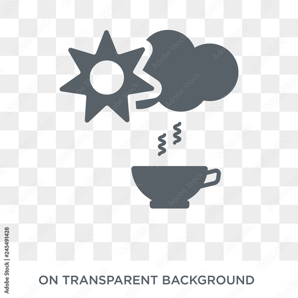 Poster daytime icon. daytime design concept from collection. simple element vector illustration on transpar