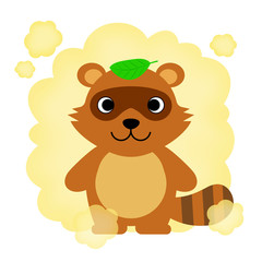 変身するタヌキ