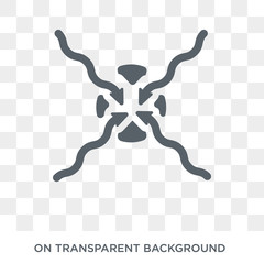 convergence icon. convergence design concept from Weather collection. Simple element vector illustration on transparent background.