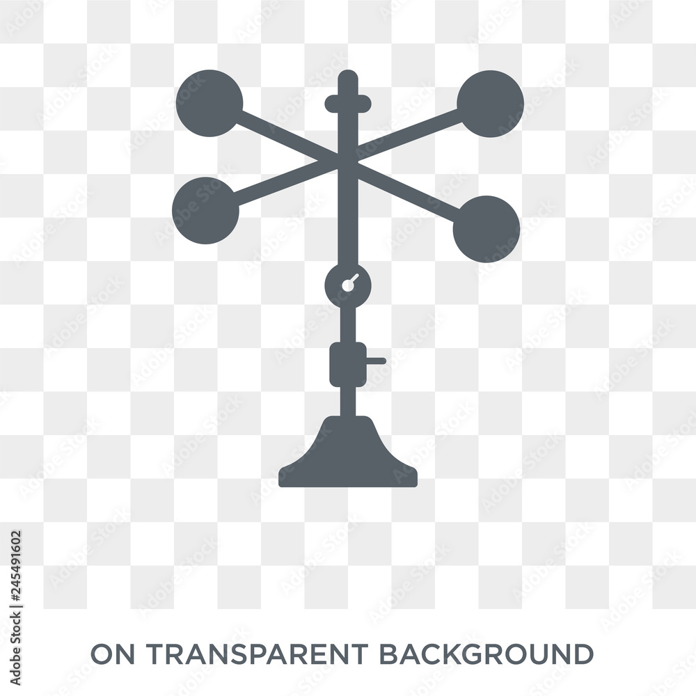 Poster anemometer icon. anemometer design concept from weather collection. simple element vector illustrati
