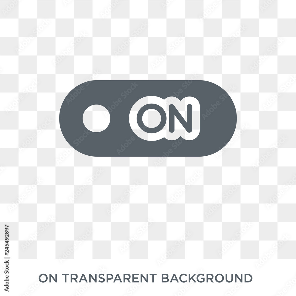 Poster on icon. on design concept from collection. simple element vector illustration on transparent backgr