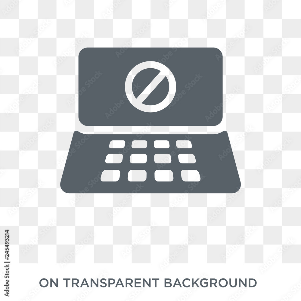 Poster forbbiden icon. forbbiden design concept from webnavigation collection. simple element vector illust
